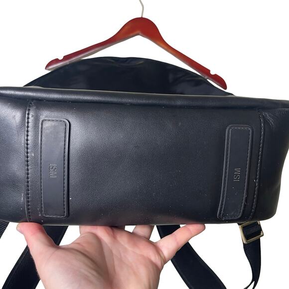 ISM THE BACKPACK Black Leather and Nylon - Picture 3 of 11